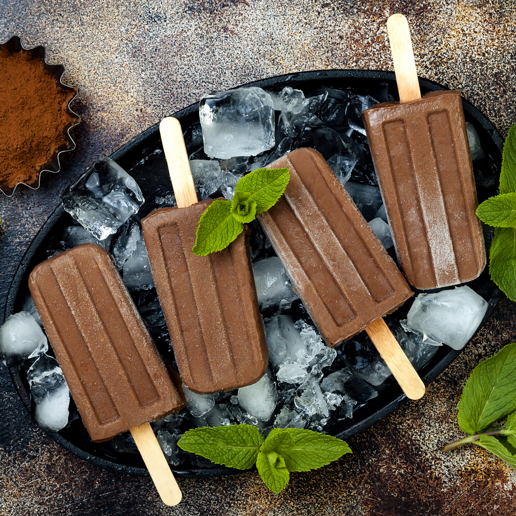 Chocolate Banana Popsicles